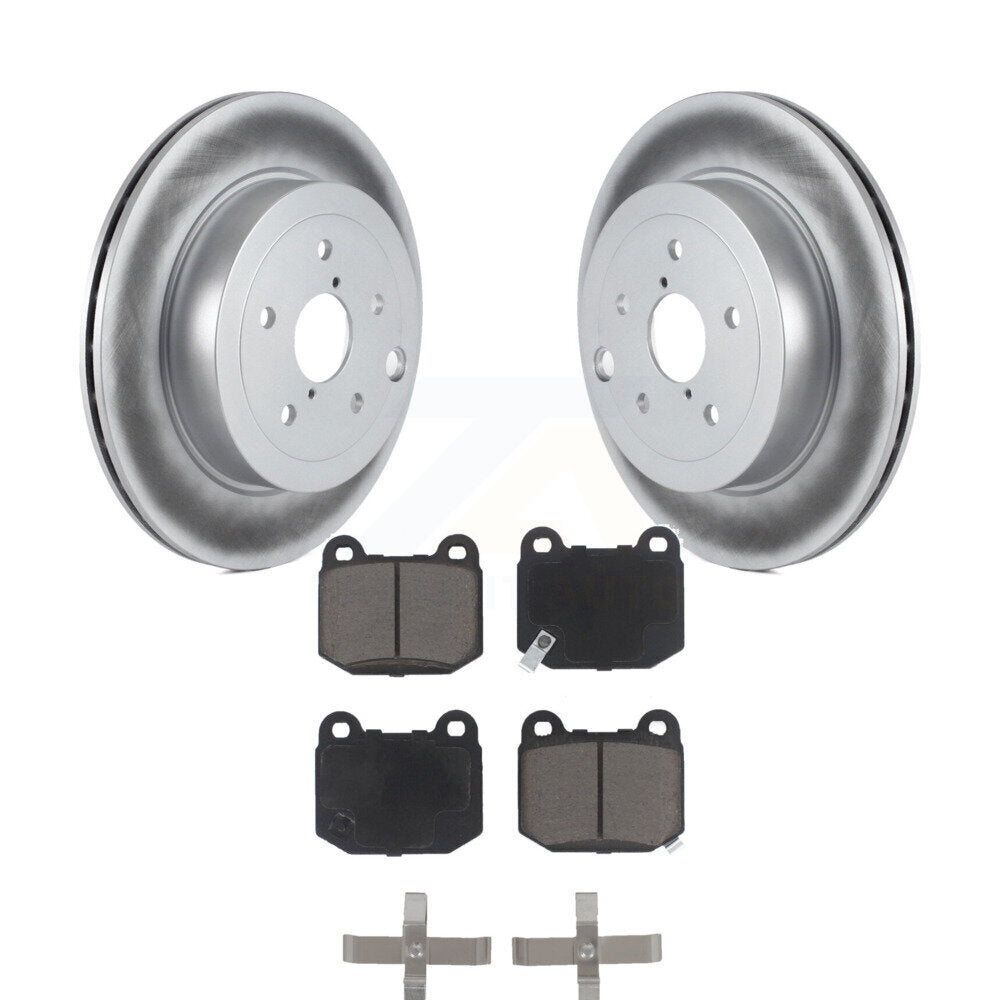 Coated Upgrade Brake Kit For 2015 Subaru WRX STI KGC-100922 Transit Auto