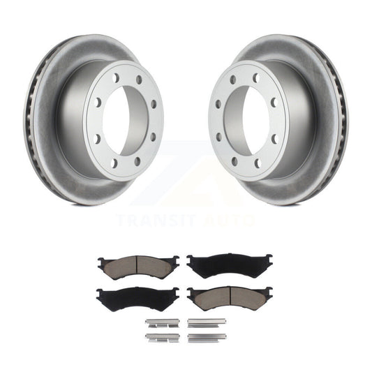 Coated Upgrade Brake Kit For 1998 Ford E-350 Econoline 2-Wheel ABS. With Single Rear Wheels Transit Auto