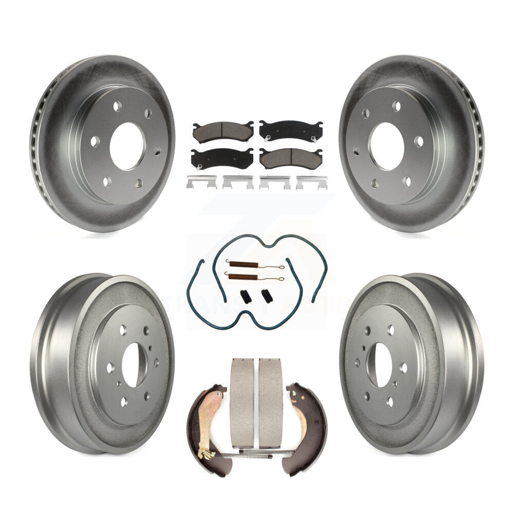 Coated Upgrade Brake Kit For 2006 Chevrolet Silverado 1500 Disc rear brakes KGC-101899 Transit Auto