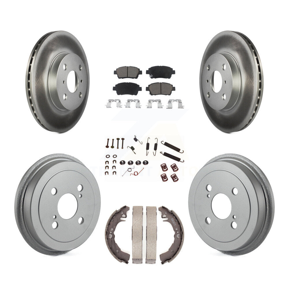Coated Upgrade Brake Kit For 2005 Toyota Echo KGC-101900 Transit Auto