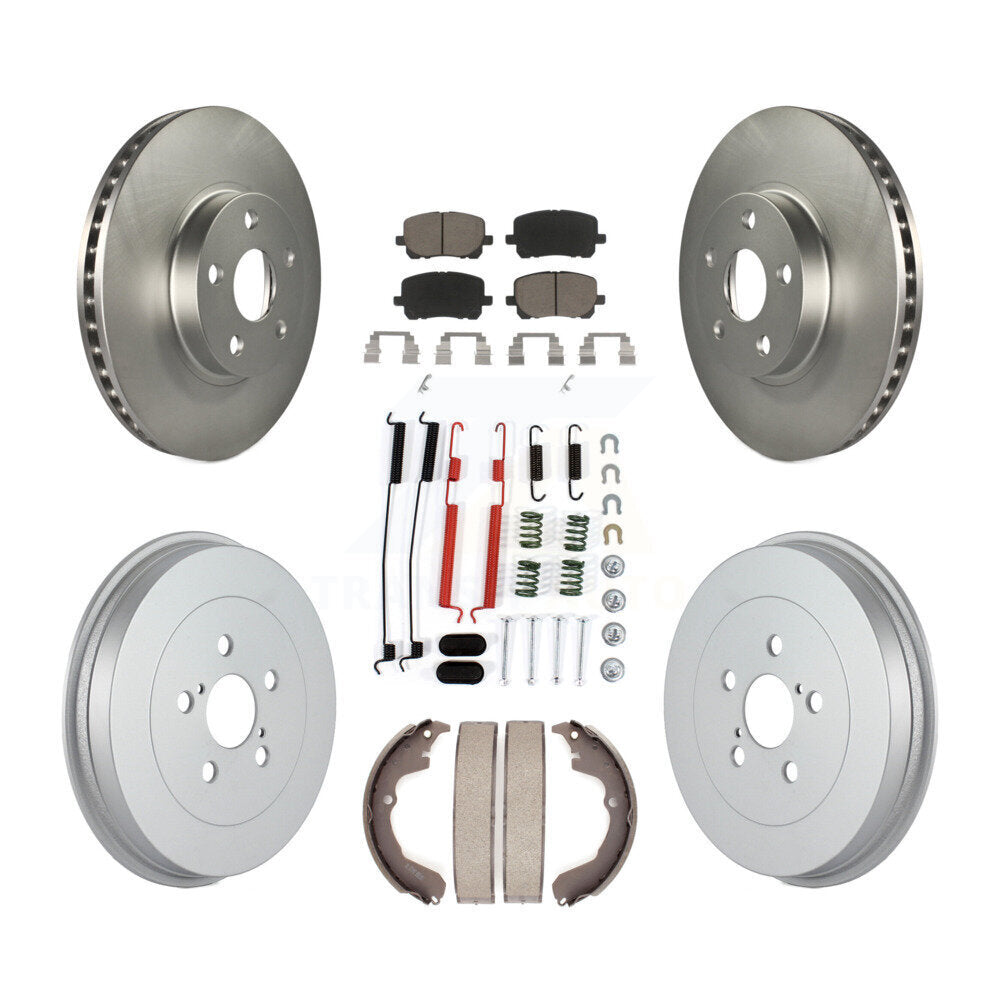 Coated Upgrade Brake Kit For 2005 Toyota Matrix FWD KGC-101906 Transit Auto