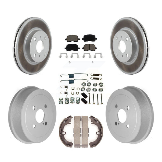 Coated Upgrade Brake Kit For 1998 Chevrolet Prizm KGC-101907 Transit Auto