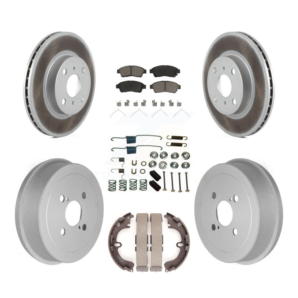 Coated Upgrade Brake Kit For 1993 Toyota Corolla KGC-101908 Transit Auto