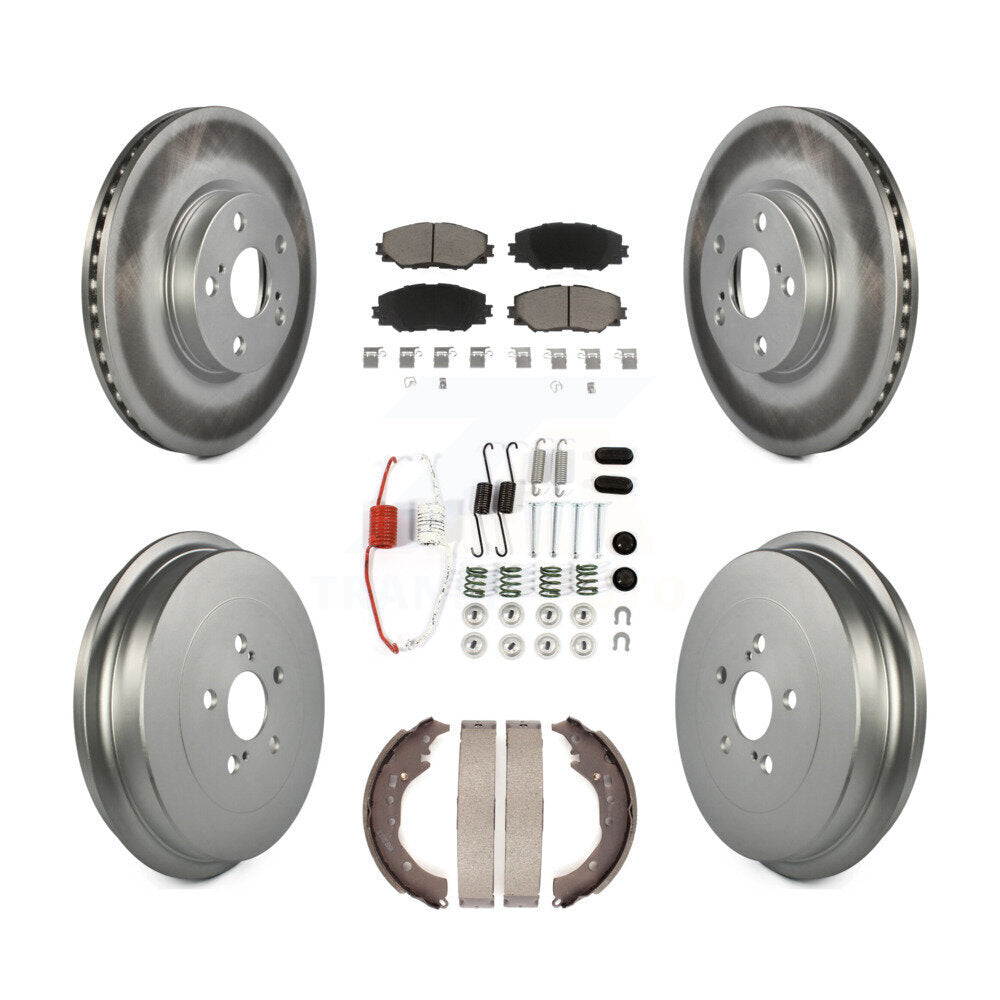 Coated Upgrade Brake Kit For 2013 Toyota Corolla KGC-101926 Transit Auto