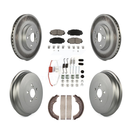 Coated Upgrade Brake Kit For 2009 Toyota Corolla Drum rear brakes KGC-101926 Transit Auto