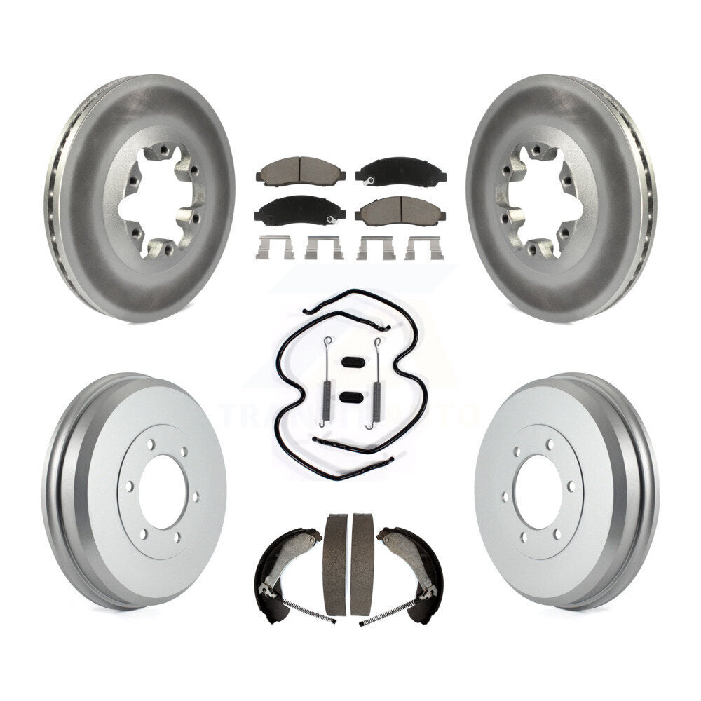Coated Upgrade Brake Kit For 2008 Isuzu i-290 KGC-101933 Transit Auto