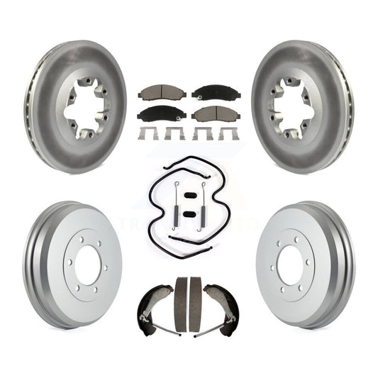 Coated Upgrade Brake Kit For 2008 Isuzu i-290 KGC-101933 Transit Auto