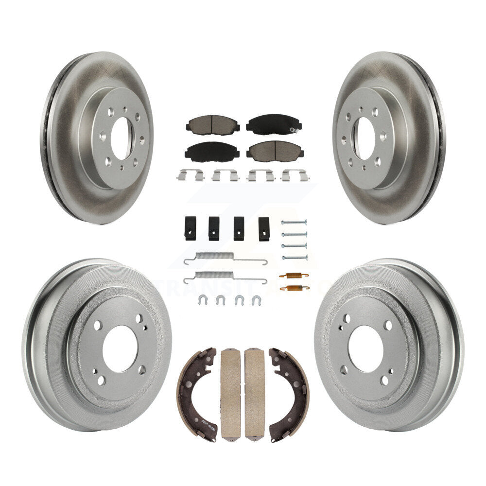 Coated Upgrade Brake Kit For 1997 Acura EL KGC-101935 Transit Auto