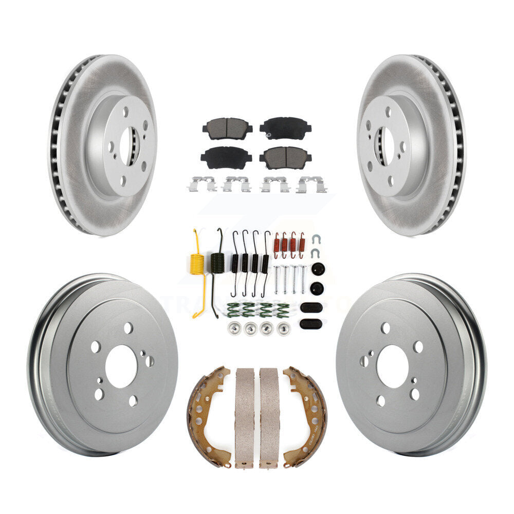 Coated Upgrade Brake Kit For 2004 Toyota Prius KGC-101946 Transit Auto