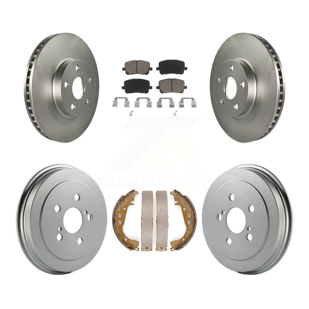 Coated Upgrade Brake Kit For 2004 Toyota Corolla Japan Production Identified By 1st Digit Of VIN J KGC-101990 Transit Auto