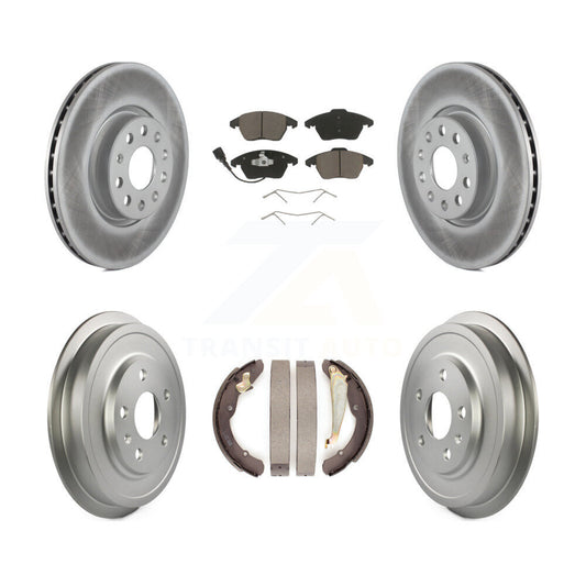 Coated Upgrade Brake Kit For 2011 Volkswagen Jetta With 312mm Diameter Front Rotor KGC-101994 Transit Auto