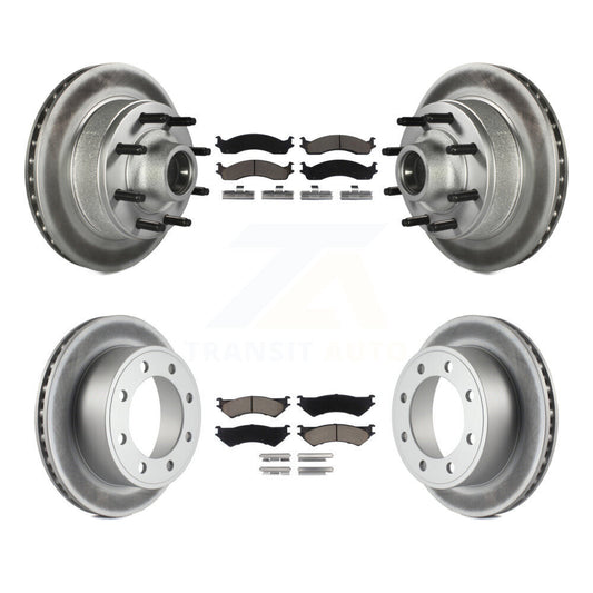 Coated Upgrade Brake Kit For 1998 Ford E-350 Econoline 4-Wheel ABS. With Single Rear Wheels KGC-102031 Transit Auto