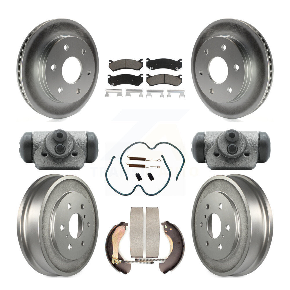 Coated Upgrade Brake Kit For 2005 Chevrolet Silverado 1500 Disc rear brakes. With 6400 Lb GVW KGC-102102 Transit Auto