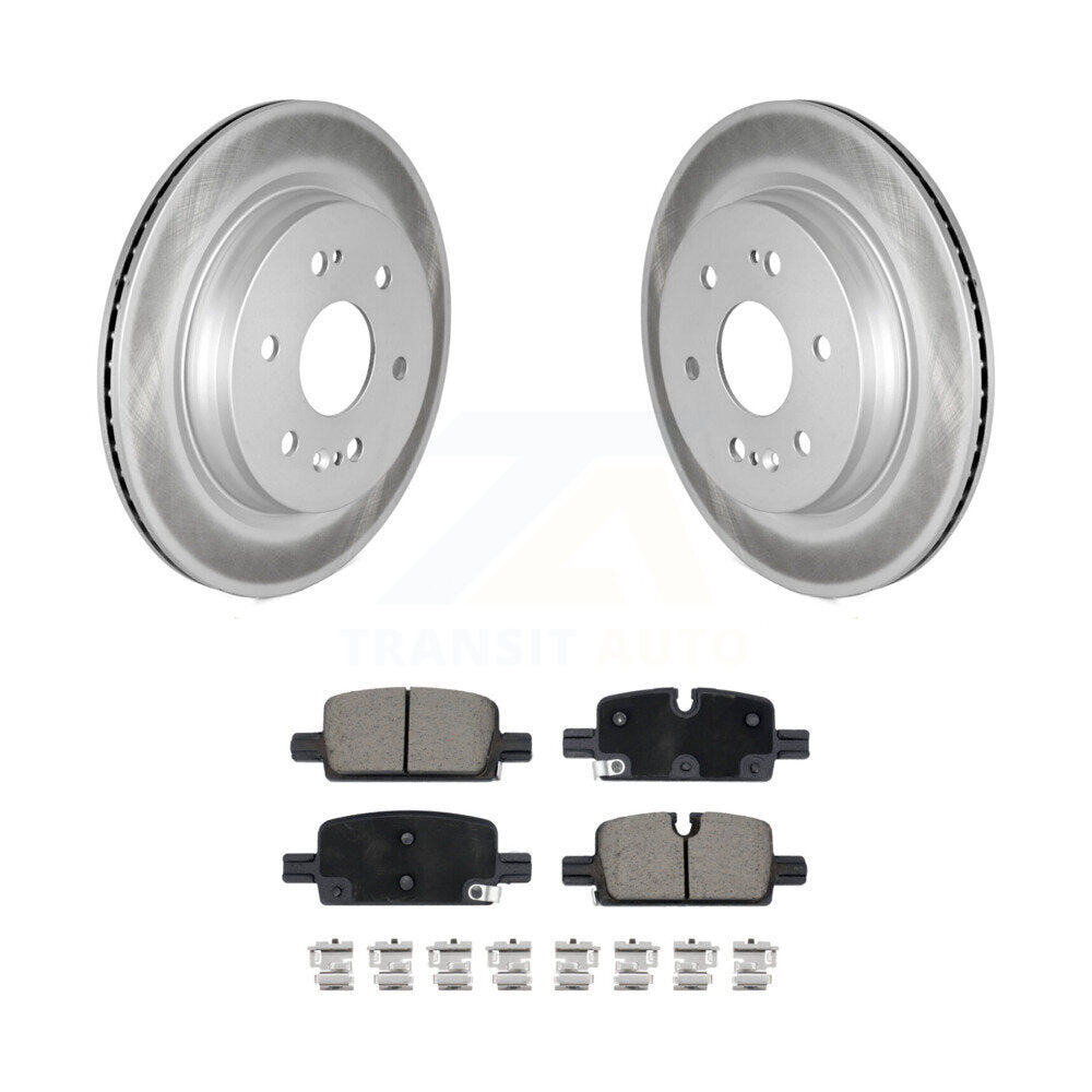 Coated Upgrade Brake Kit For 2023 Chevrolet Silverado 1500 With 4 Piston Front Caliper KGC-102197 Transit Auto