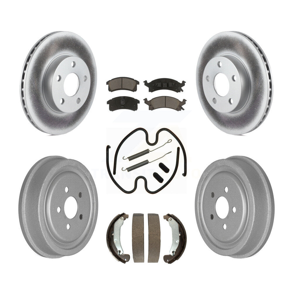 Coated Upgrade Brake Kit For 2004 Pontiac Sunfire KGC-102218 Transit Auto