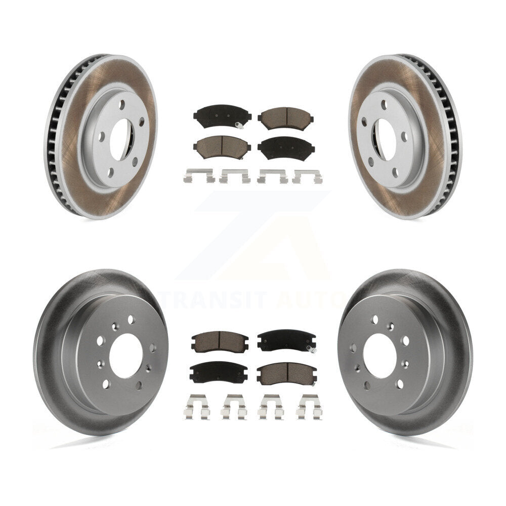 Coated Upgrade Brake Kit For 2004 Buick Regal KGC-102256 Transit Auto