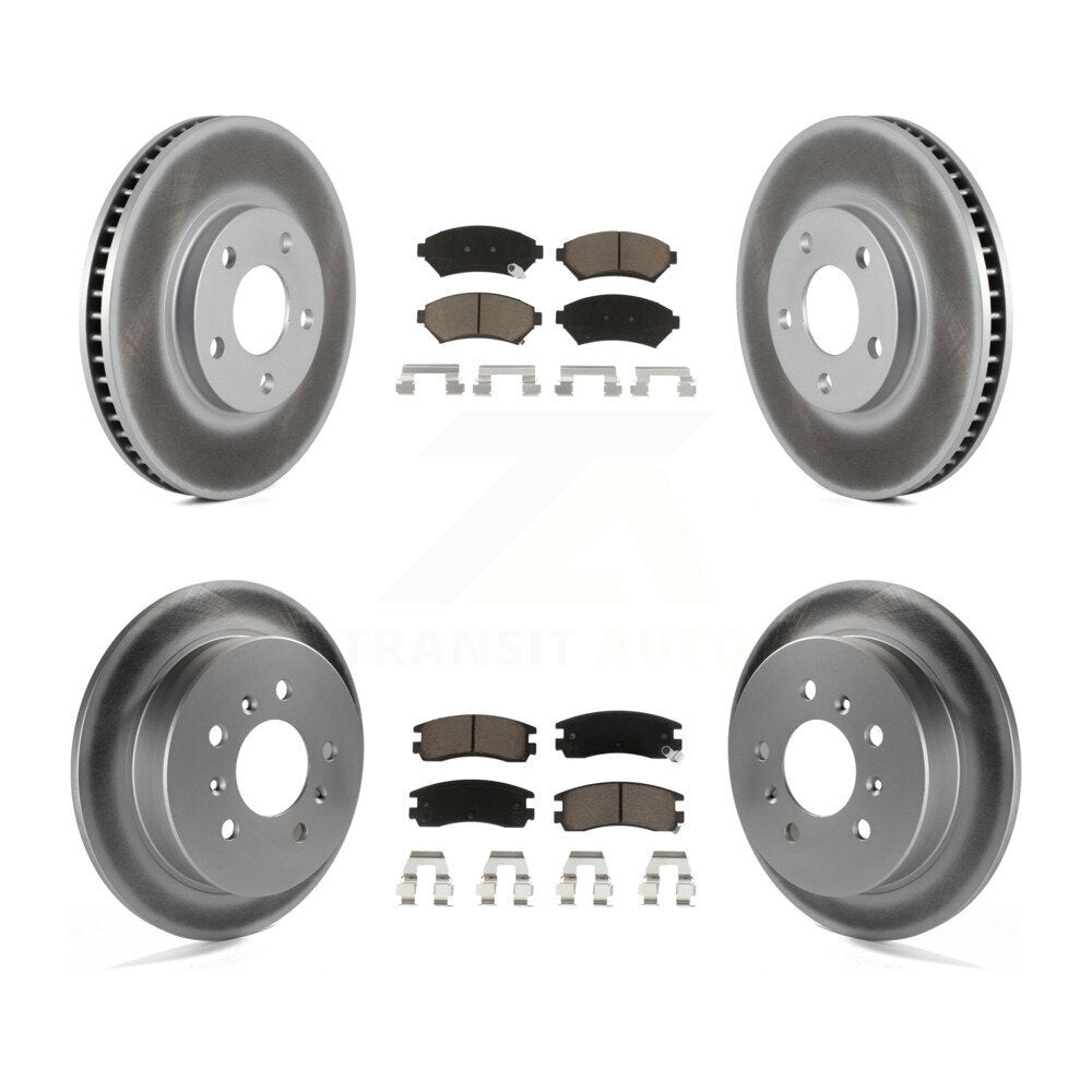 Coated Upgrade Brake Kit For 2004 Chevrolet Monte Carlo KGC-102257 Transit Auto