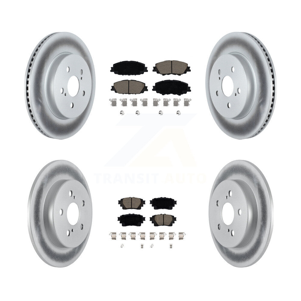 Coated Upgrade Brake Kit For 2024 Toyota Corolla KGC-102278 Transit Auto