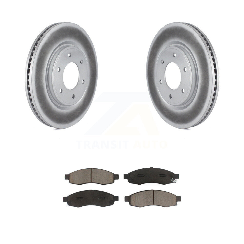 Coated Upgrade Brake Kit For 2007 Nissan TITAN From 04/07 KGC-102320 Transit Auto