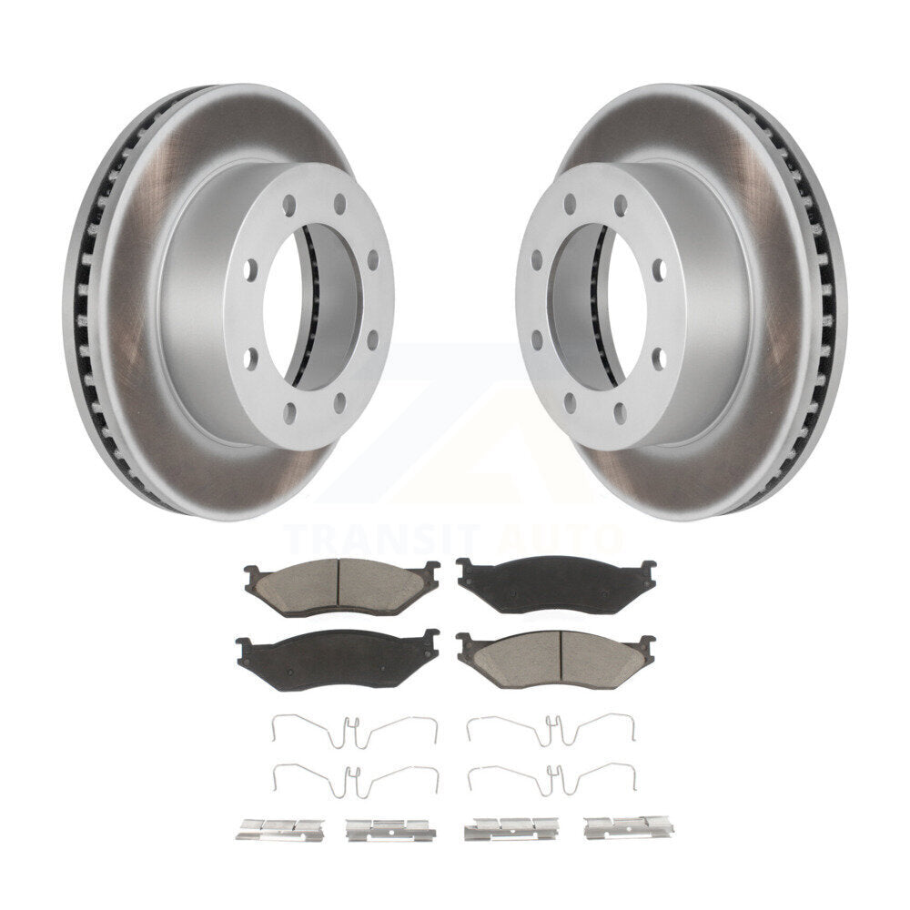 Coated Upgrade Brake Kit For 2005 Ford F-450 Super Duty With 8 Lug Wheels KGC-102468 Transit Auto