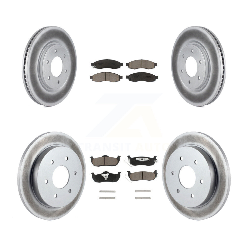 Coated Upgrade Brake Kit For 2007 Nissan TITAN From 04/07 KGC-102320 Transit Auto