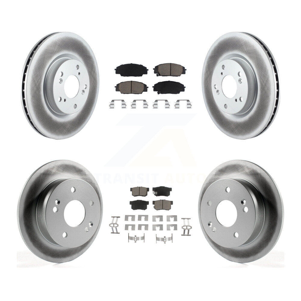 Coated Upgrade Brake Kit For 2005 Acura RSX Type-S KGC-102363 Transit Auto