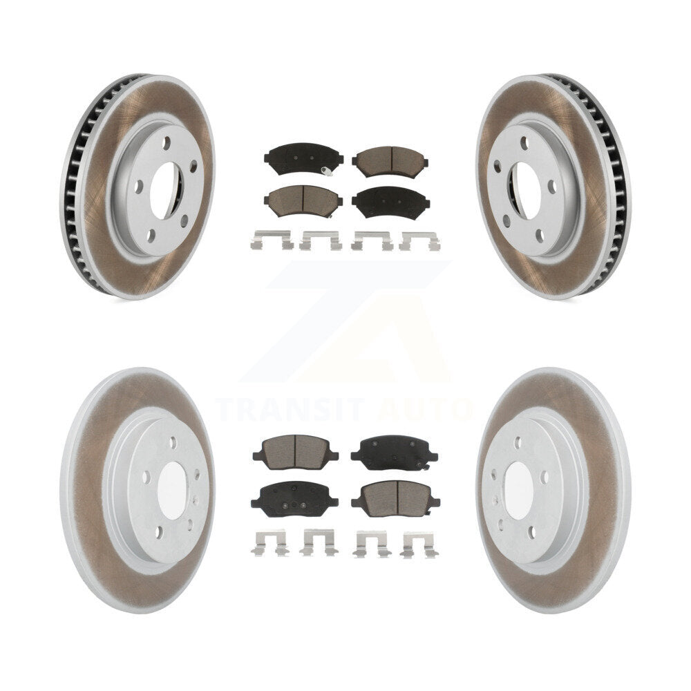 Coated Upgrade Brake Kit For 2005 Pontiac Montana SV6 and with FWD KGC-102382 Transit Auto