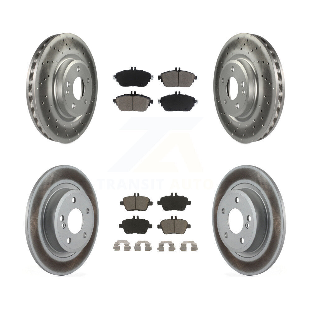 Coated Upgrade Brake Kit For 2014 Mercedes-Benz B250 With Sport Package KGC-102439 Transit Auto
