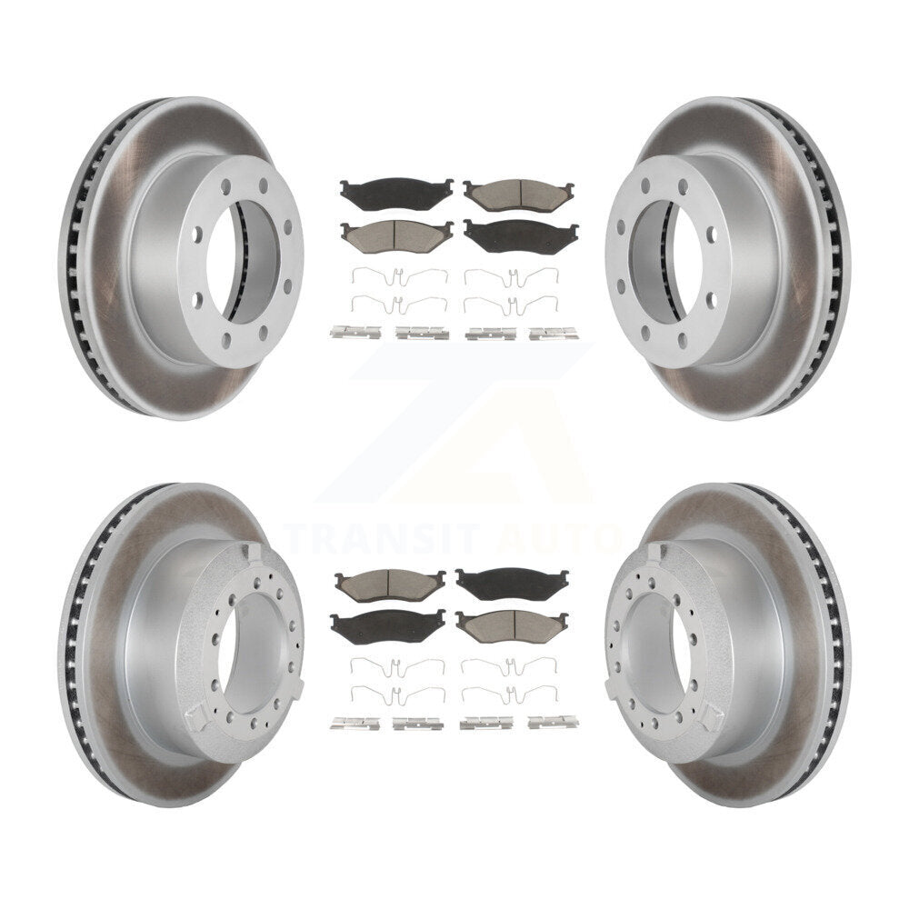 Coated Upgrade Brake Kit For 2005 Ford F-450 Super Duty With 8 Lug Wheels KGC-102468 Transit Auto