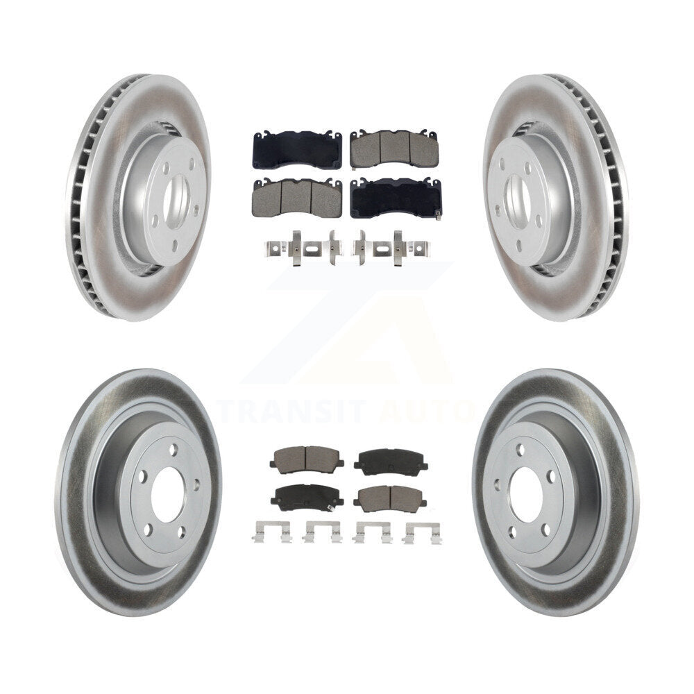 Coated Upgrade Brake Kit For 2015 Ford Mustang V6 and with 3.7L. With Brembo Brakes KGC-102489 Transit Auto