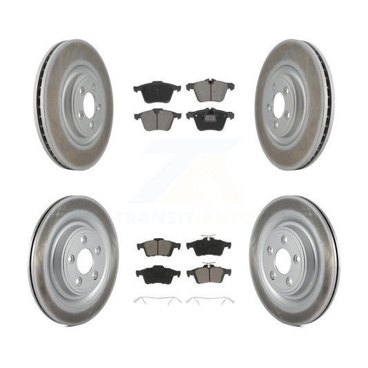 Coated Upgrade Brake Kit For 2014 Jaguar XF 3.0L KGC-102493 Transit Auto