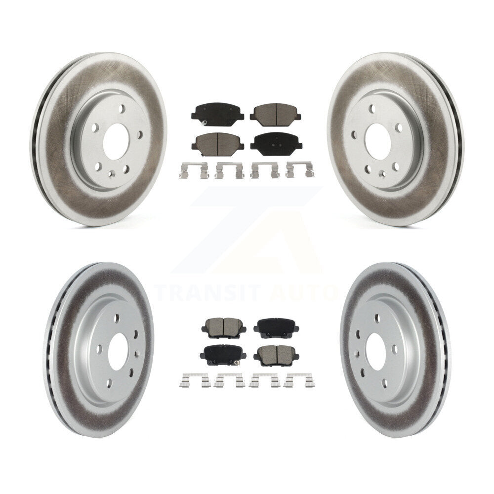 Coated Upgrade Brake Kit For 2019 Cadillac XT4 KGC-102516 Transit Auto