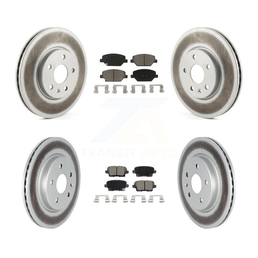 Coated Upgrade Brake Kit For 2019 Cadillac XT4 KGC-102516 Transit Auto
