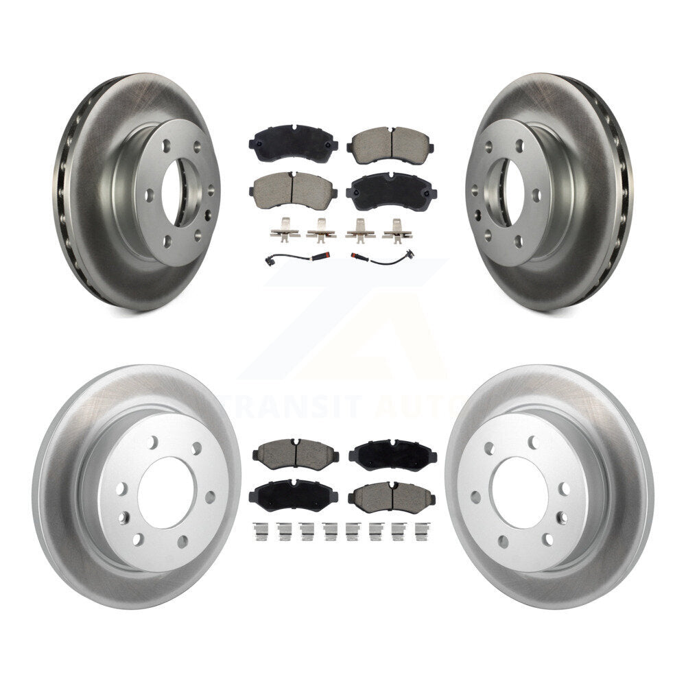 Coated Upgrade Brake Kit For 2020 Mercedes-Benz Sprinter 4500 With Single Rear Wheels and With Electric Parking Brake KGC-102529 Transit Auto