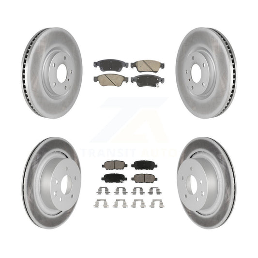 Coated Upgrade Brake Kit For 2007 INFINITI G35 VQ35HR engine designation. With Single Piston Caliper KGC-102543 Transit Auto