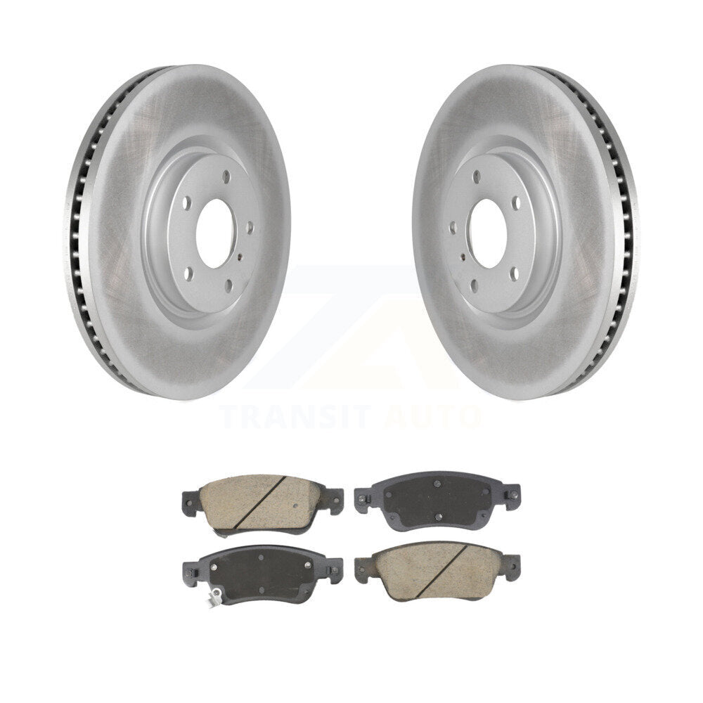 Coated Upgrade Brake Kit For 2008 INFINITI G35 With Single Piston Caliper KGC-102543 Transit Auto