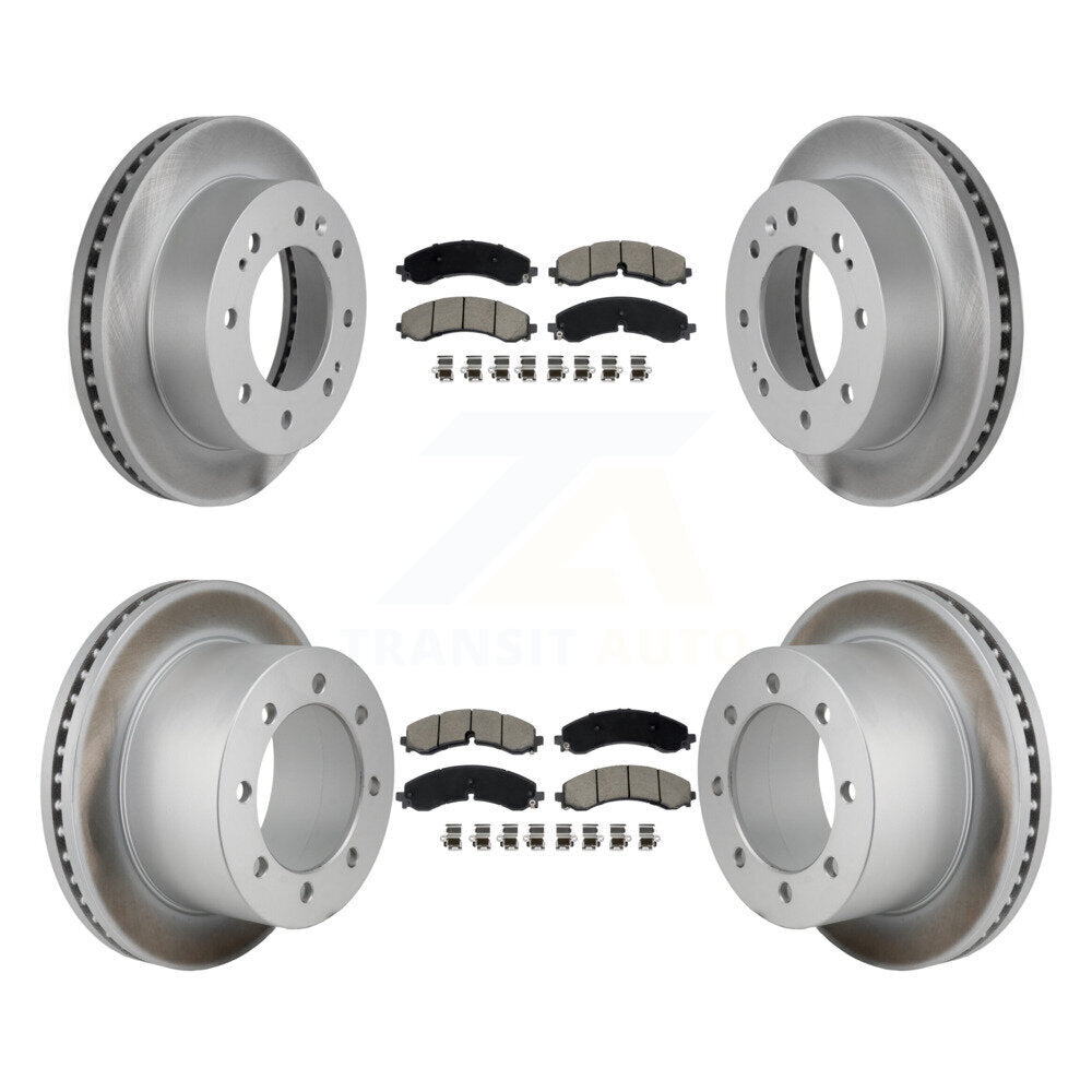 Coated Upgrade Brake Kit For 2024 GMC Sierra 3500 HD With Dual Rear Wheels KGC-102665 Transit Auto