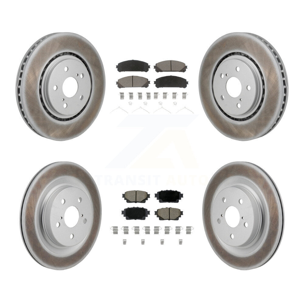 Coated Upgrade Brake Kit For 2023 Toyota Sienna KGC-102668 Transit Auto