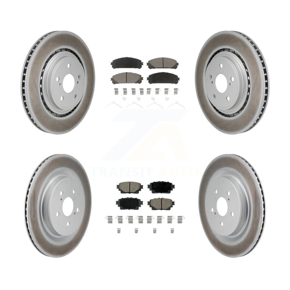 Coated Upgrade Brake Kit For 2020 Toyota Highlander KGC-102669 Transit Auto