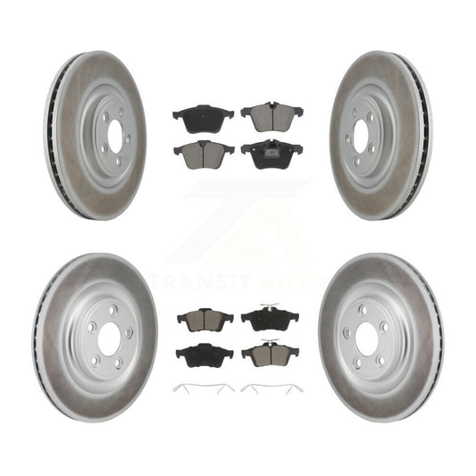 Coated Upgrade Brake Kit For 2016 Jaguar XJ Base and with 3.0L. With Manual Parking Brake KGC-102679 Transit Auto