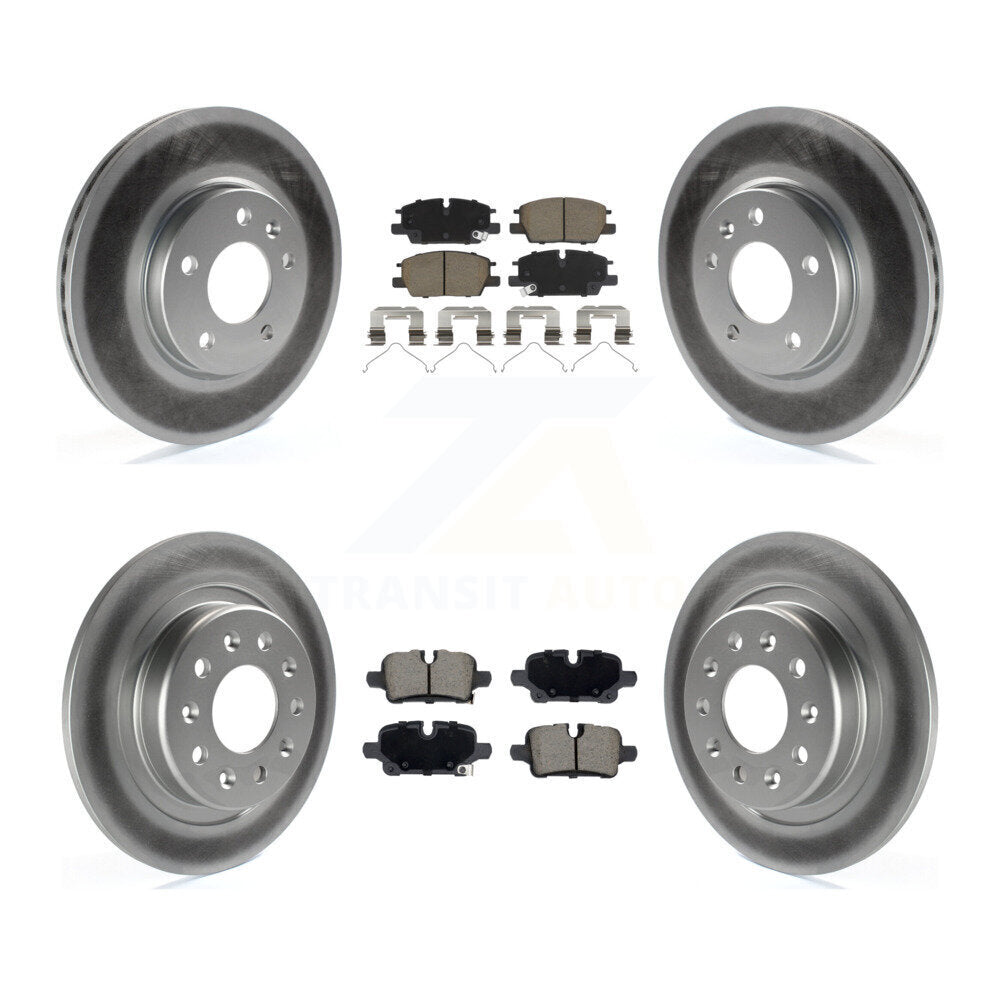 Coated Upgrade Brake Kit For 2024 GMC Terrain With Single Piston Front Caliper KGC-102696 Transit Auto