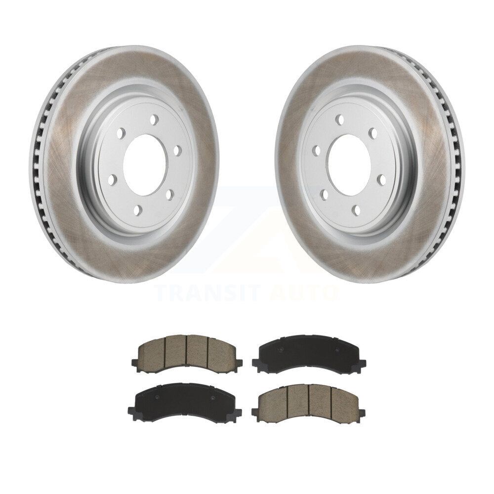 Coated Upgrade Brake Kit For 2023 Ford F-150 With Standard Brakes and With 336mm Diameter Rear Rotor Transit Auto