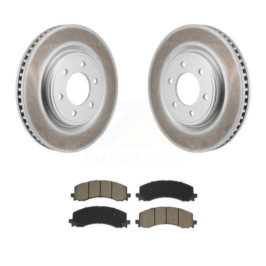 Coated Upgrade Brake Kit For 2021 Ford F-150 With Standard Brakes and With 336mm Diameter Rear Rotor Transit Auto