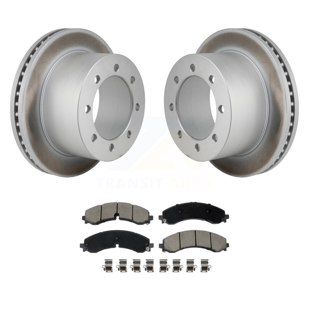 Coated Upgrade Brake Kit For 2024 GMC Sierra 3500 HD With Dual Rear Wheels KGC-102665 Transit Auto