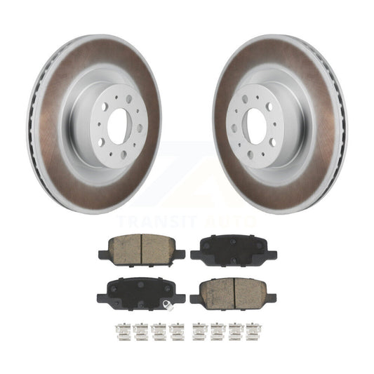 Coated Upgrade Brake Kit For 2021 Tesla Y With Gray Painted Calipers Transit Auto