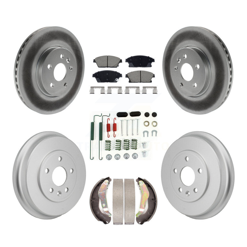 Coated Upgrade Brake Kit For 2017 Chevrolet Trax 1.4L KGC-102879 Transit Auto