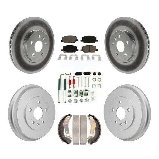 Coated Upgrade Brake Kit For 2018 Chevrolet Trax 1.4L. Excluding Vehicles Manufactured In Mexico KGC-102880 Transit Auto