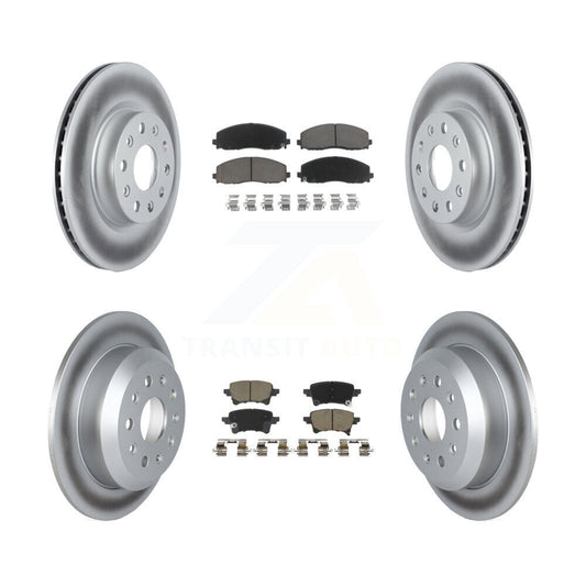 Coated Upgrade Brake Kit For 2021 Jeep Wrangler Without Heavy Duty Brakes and Brake Code BRY KGC-102904 Transit Auto