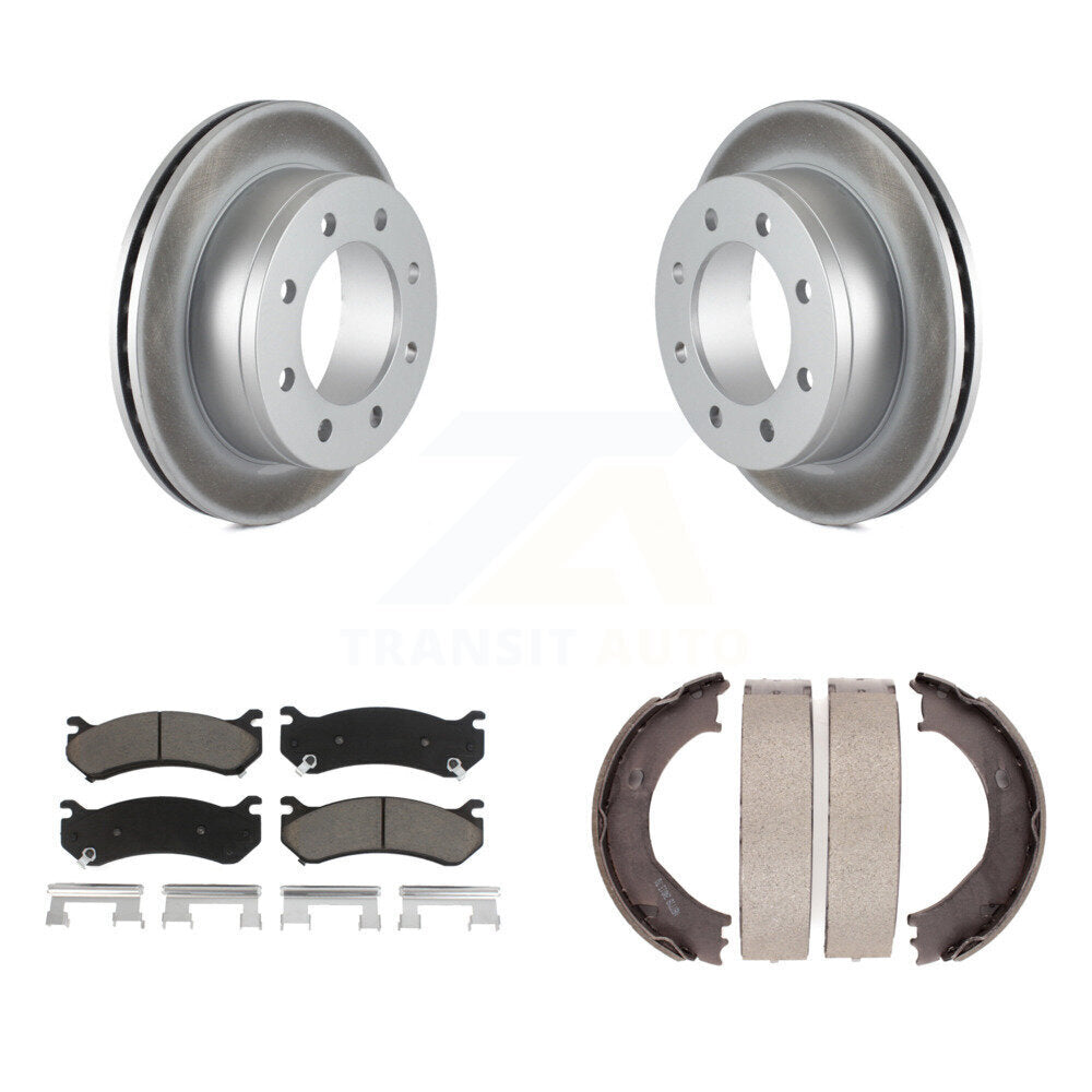 Coated Upgrade Brake Kit For 2006 GMC Sierra 2500 HD 4.84" Diameter Center Hole KGC-101053 Transit Auto