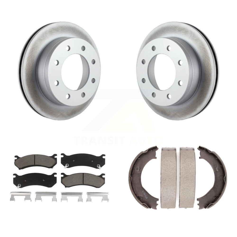 Coated Upgrade Brake Kit For 2006 GMC Sierra 2500 HD 4.63" Diameter Center Hole KGC-101374 Transit Auto